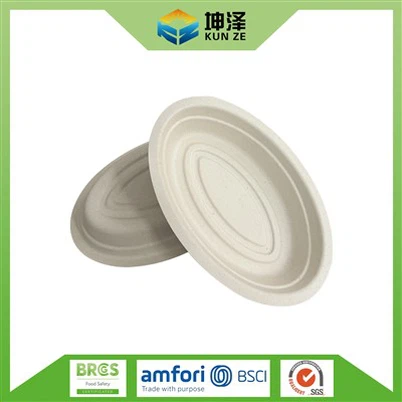 बायोडिग्रेडेबल ओवल बाउल