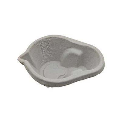 माप के साथ उल्टी कटोरा